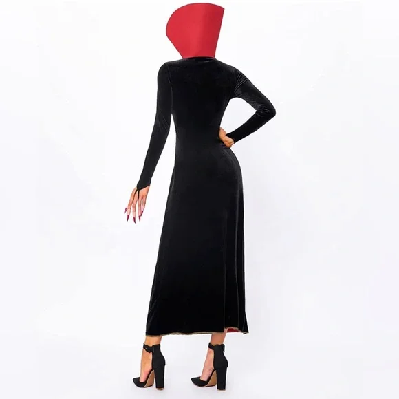 GIKING Women Halloween Costumes Adult Victorian Vampire Lac-Up Bodice Bustier - Picture 6 of 13